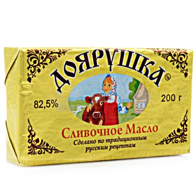 Масло сливочное Доярушка 82% 180г 1/20