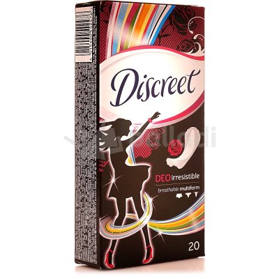 Прокладки гигиенические ежедневные DISCREET Multiform Deo Irresistible 20шт