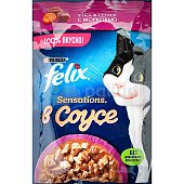 Felix Sensations 75г с уткой в соусе с морковью