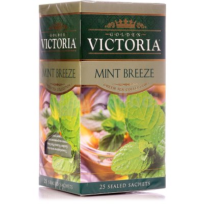 Чай Виктория Mint Breeze 25пак мята перечная, мята лимонная