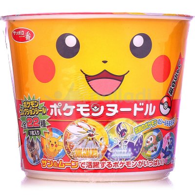 Лапша Pokemon noodle 38г креветка и свинина на соевом бульоне