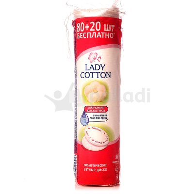 Диски ватные LADY COTTON 80шт +20шт