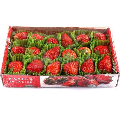 Клубника свежая 250г в упаковке 