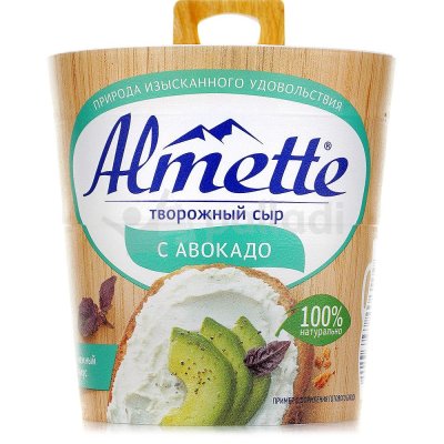 Сыр творожный Almette 150г с авокадо