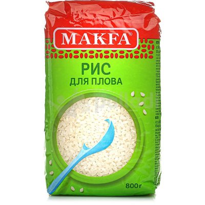 Крупа Макфа 800г рис для плова 