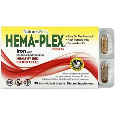 Nature's Plus Hema-Plex (30 таб)