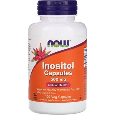 NOW Inositol 500mg (100 капс)