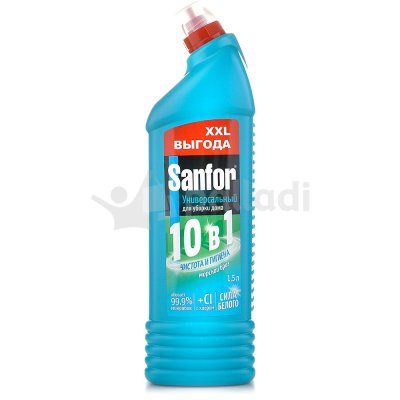 Средство универсальное Sanfor 1,5л морской бриз