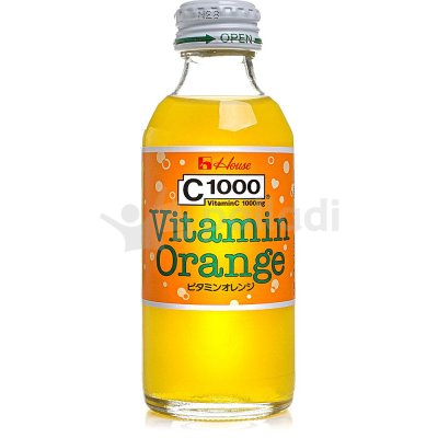 Напиток Vitamin Orange C1000 газированный со вкусом лимона 140 мл