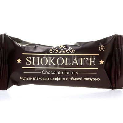 Конфеты злаковые Шоколатье темный шоколад 250г