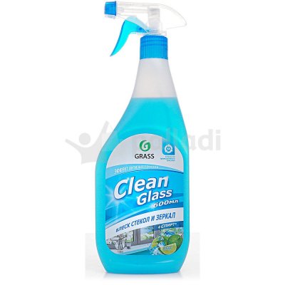 Чистящее средство для стекол и зеркал GRASS CLEAN GLASS 600г  Голубая лагуна