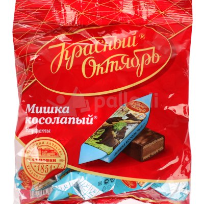 Конфеты Красный Октябрь 200г Мишка косолапый 1/12