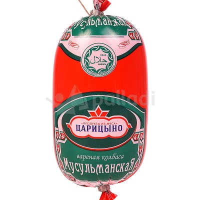 Срок до 27.03.19г Царицыно Колбаса вареная Мусульманская Халяль 400г