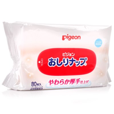 Салфетки влажные детские Pigeon с лосьоном 80шт 