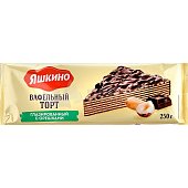 Торт вафельный Яшкино 250г глазированный с орешками 