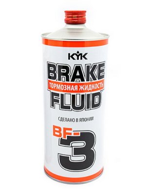 Тормозная жидкость ДОТ-3 KYK BRAKE FLUID BF-3 1л
          Артикул: 58-107