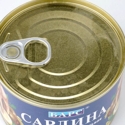 Сардина атлантическая 250г Барс с добавлением масла