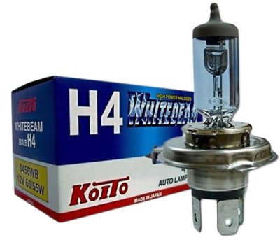 Лампа головного света Koito H4 12V 60/55W (ярко белый)
          Артикул: 0456WB