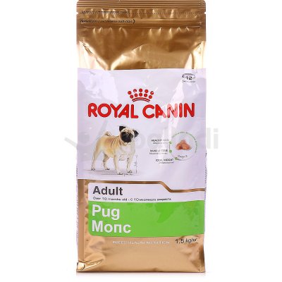 Royal Canin Pug Мопс Adult Сухой корм для взрослых собак старше 10 месяцев 1,5кг