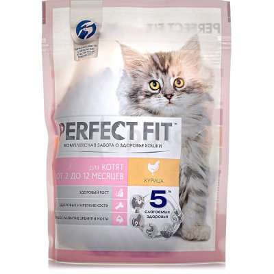 Корм Perfect Fit 190г для котят с курицей