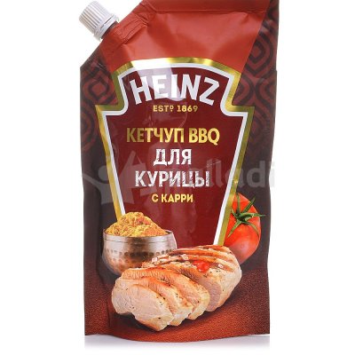 Кетчуп Heinz 350г для курицы с карри дой/пак