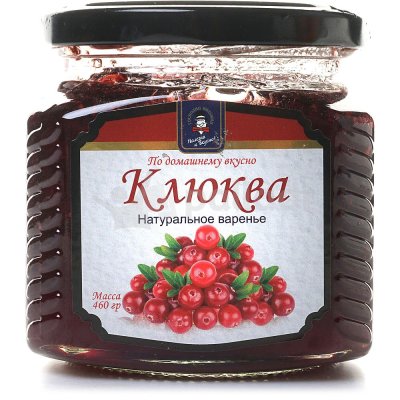 Варенье Господин Витамин 460г клюква ст/б