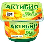 Йогурт Активия 130г манго-папайя без сахара