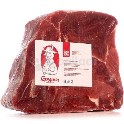 Говядина отруб тазобедренный б/к 0,65кг Любимое мясо