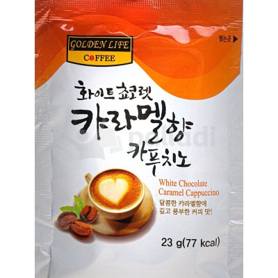 Кофе Cappuccino white chocolate caramel 23г м/у