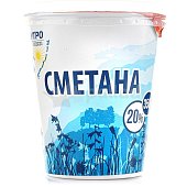 Сметана Утро Родины 20% 350г