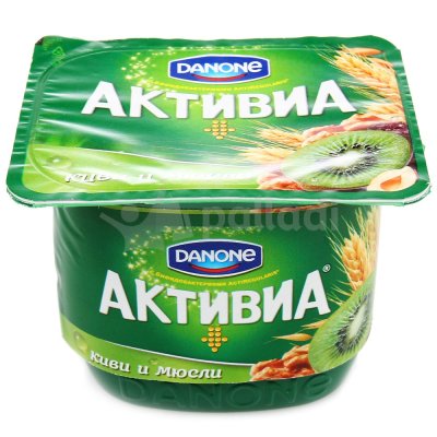 Йогурт Активия 150г киви/ мюсли