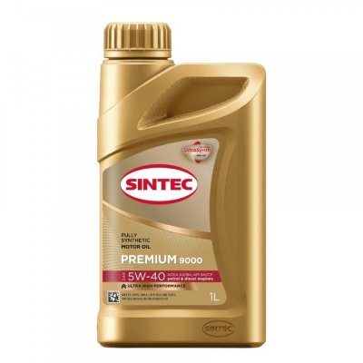 Масло моторное 5W40 A3/B4 SN/CF SINTEC PREMIUM 9000 1л синтетическое
          Артикул: 600106
