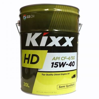 Масло моторное 15W40 CF-4/SG KIXX HD 20л п/синтетическое
          Артикул: L2001P20E1