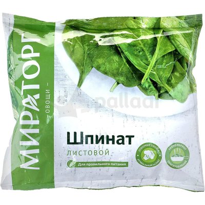 Мираторг Шпинат листовой 400г