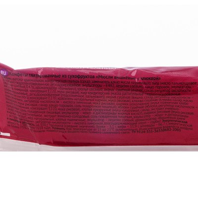 Батончик мюсли Nutberry 30г вишня клюква