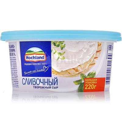 Сыр Хохланд 220г творожный сливочный