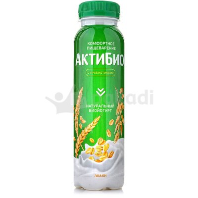 АктиБио 260г биойогурт питьевой Злаки