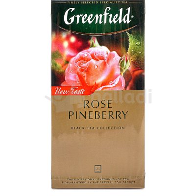 Чай Гринфилд 25пак Rose Pineberry