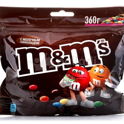 Драже M&Ms с шоколадом 360г