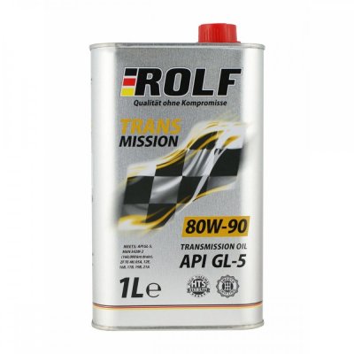 Масло трансмиссионное 80W90 GL-5 ROLF TRANSMISSION 1л (металл) минеральное
          Артикул: 322242