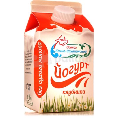 Йогурт Клубника 500мл 2,5% Совхоз Южно-Сахалинский