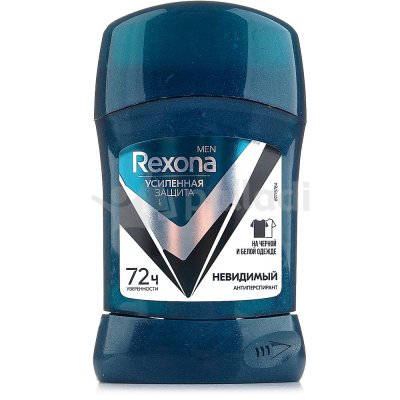 Антиперспирант муж REXONA Men стик Невидимый на черном и белом 50мл