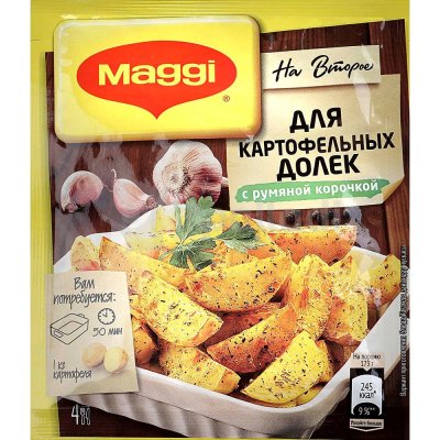 Maggi 20г Приправа для картофельных долек с румяной корочкой