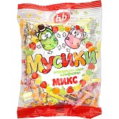 Карамель жевательная Мусики 180г МИКС