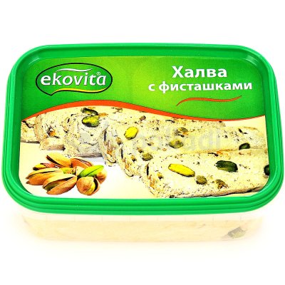 Халва ECOVITA 250г с фисташками