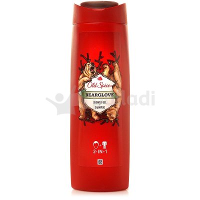 Шампунь-гель для душа Old Spice Bearglove 2в1 400мл 