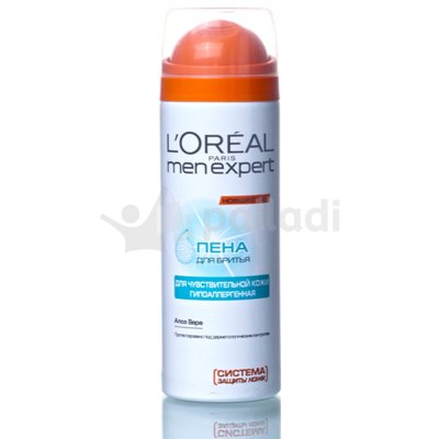 Пена для бритья L`OREAL для чувствительной кожи 200мл 