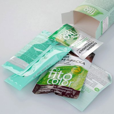 Крем-краска стойкая без аммиака Fito Color 4.5 махагон 50мл