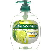 Мыло жидкое PALMOLIVE Нейтрализующее запах с антибактериальным эффектом и экстракт лайма 300мл