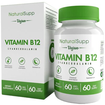 Natural Supp Vitamin B12 (60 капс)